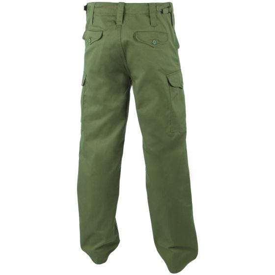 Highlander Pantalon de combat solide vert olive