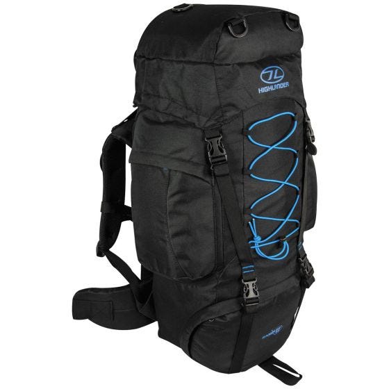 Highlander Sac à dos Rambler 66 noir/bleu-vert