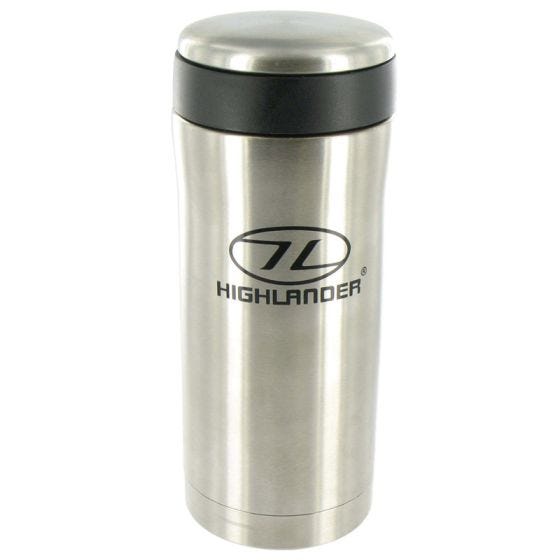Highlander Mug isotherme argenté