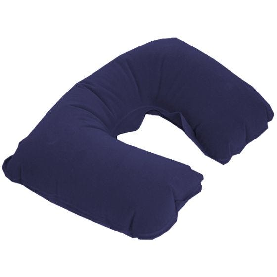 Highlander Coussin de voyage gonflable Navy Blue