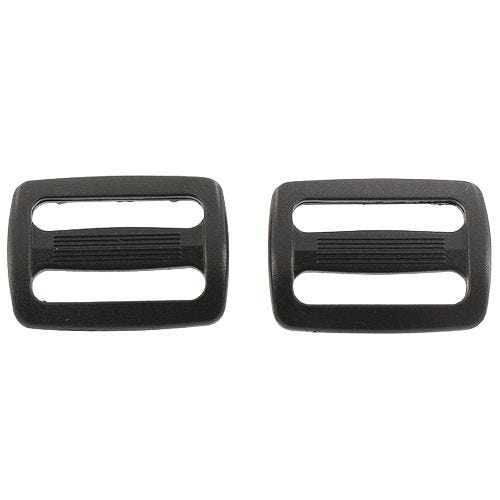 Highlander Boucle coulissante Slip Lock 25 mm noire