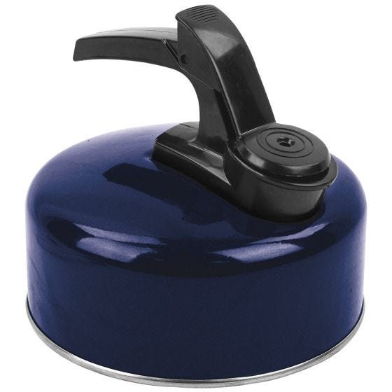 Highlander Petite bouilloire sifflante en aluminium Dark Navy Blue