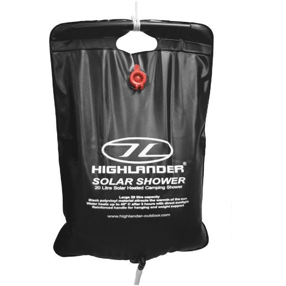 Highlander Douche solaire 20 L noir