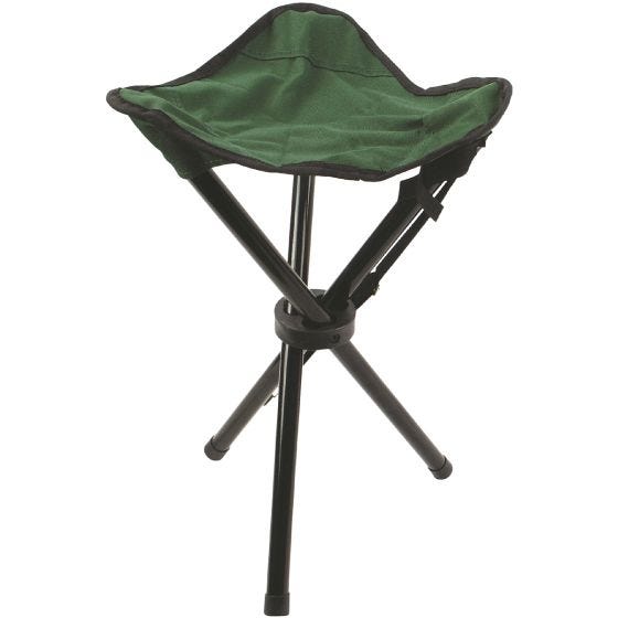 Highlander Tabouret à trois pieds vert