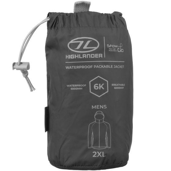 Highlander Veste repliable Stow & Go Charcoal