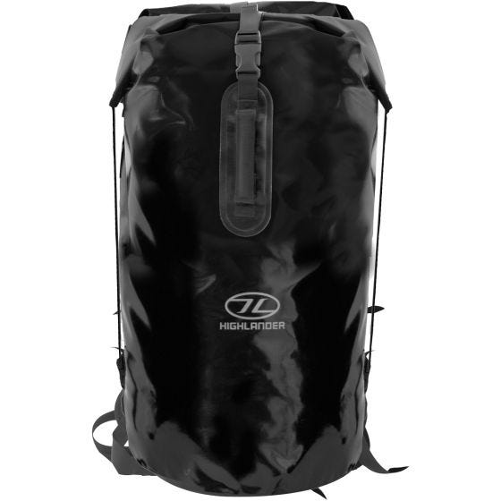 Highlander Sac à dos/fourre-tout étanche Troon 70 L noir