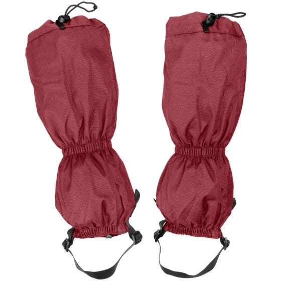 Highlander Guêtres de marche rouges