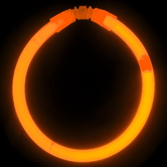 Illumiglow Bracelets lumineux 19 cm orange