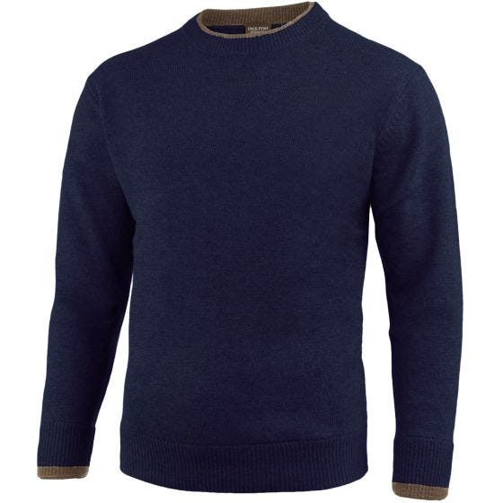 Jack Pyke Pull Ashcombe à col rond Navy