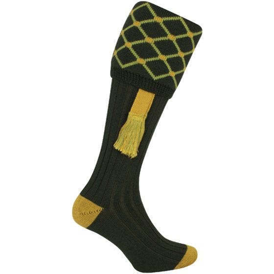 Jack Pyke Chaussettes de chasse Diamond vert