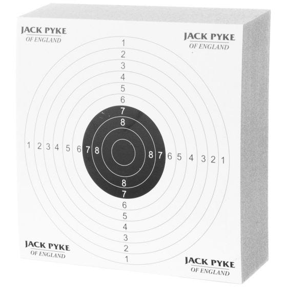 Jack Pyke Lot de 100 cibles en papier 14 cm