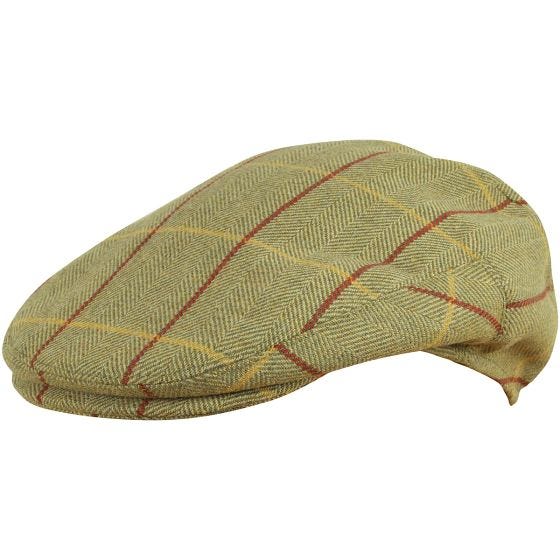 Jack Pyke Casquette plate en laine mélangée en tweed