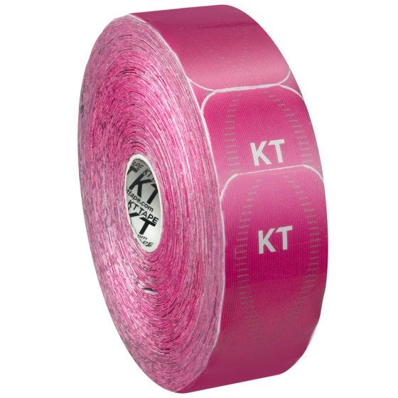 KT Tape Bandage adhésif thérapeutique Jumbo Synthetic Pro prédécoupé Hero Pink