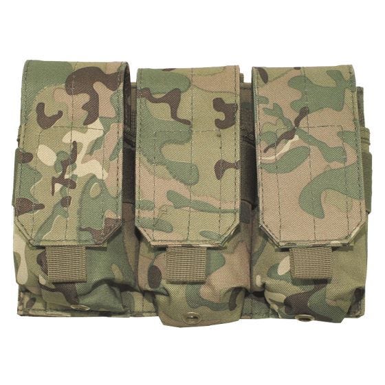 MFH Porte-chargeur triple M4/M16 MOLLE Operation Camo