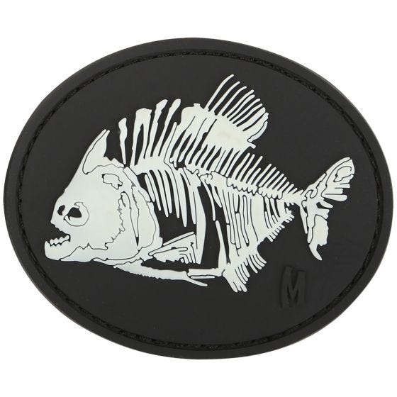 Maxpedition Écusson arêtes de piranha (fluorescent)