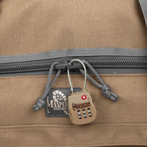 Maxpedition Cadenas à bagage militaire kaki