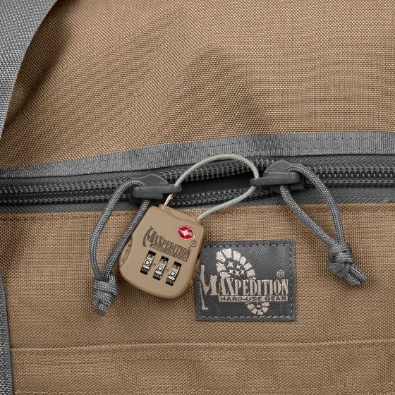 Maxpedition Cadenas à bagage militaire kaki
