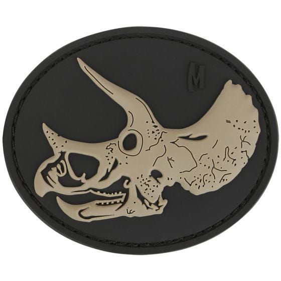 Maxpedition Écusson crâne de tricératops (SWAT)