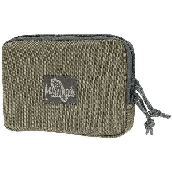 Maxpedition Pochette zippée avec panneau auto-agrippante 5" x 7" Kaki Foliage