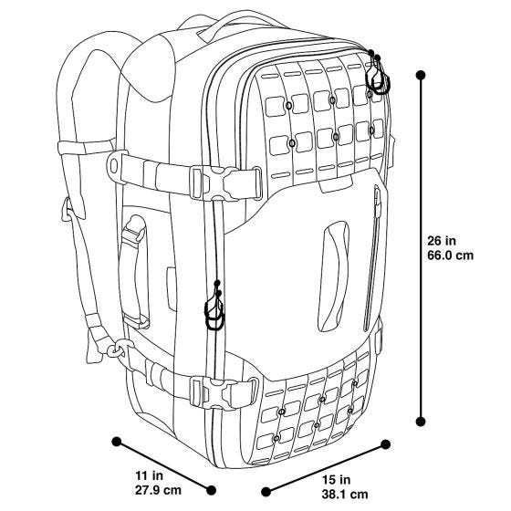 Maxpedition Sac de voyage Ironstorm Adventure noir