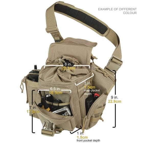 Maxpedition Sac à bandoulière Versipack Jumbo noir