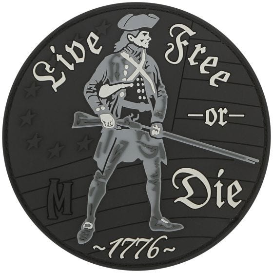 Maxpedition Écusson Live Free or Die (SWAT)