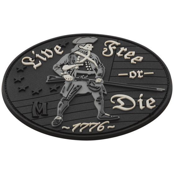 Maxpedition Écusson Live Free or Die (SWAT)