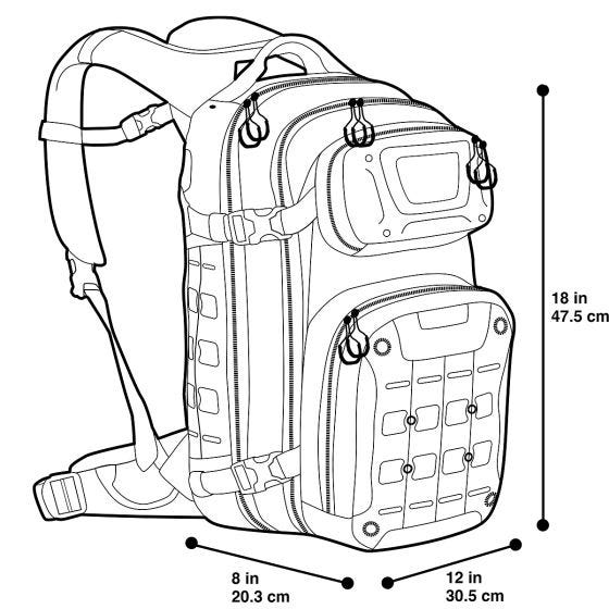 Maxpedition Sac à dos RiftCore noir