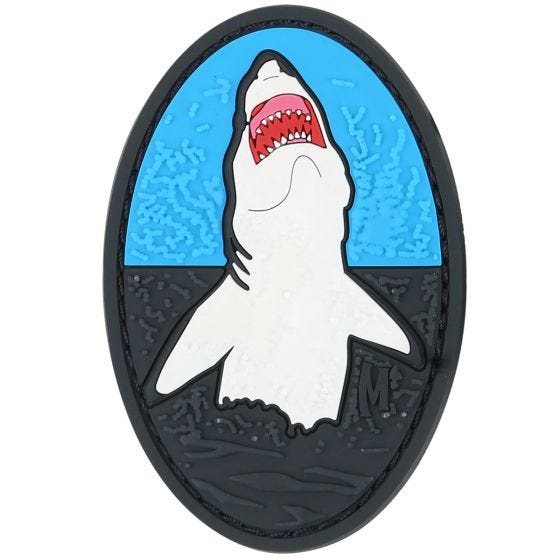 Maxpedition Écusson grand requin blanc (SWAT)