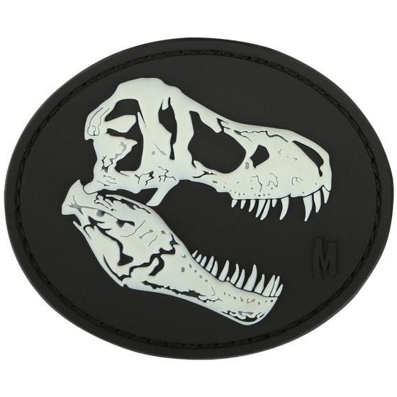 Maxpedition Écusson crâne de tyrannosaure (fluorescent)