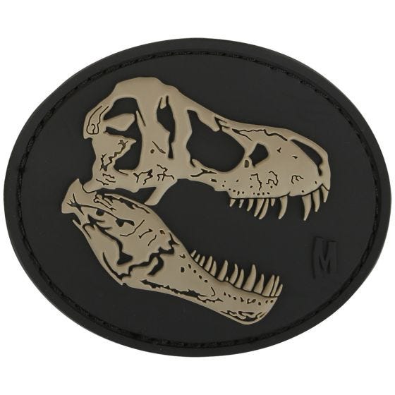 Maxpedition Écusson crâne de tyrannosaure (SWAT)