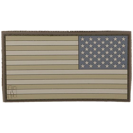 Maxpedition Écusson drapeau des États-Unis inversé grande taille (Arid)
