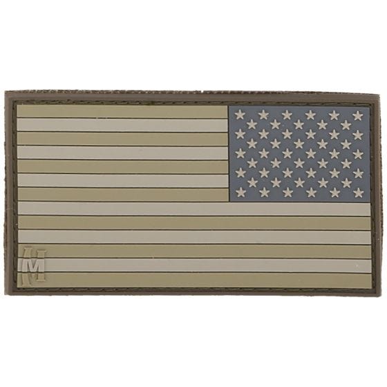 Maxpedition Écusson drapeau des États-Unis inversé petite taille (Arid)