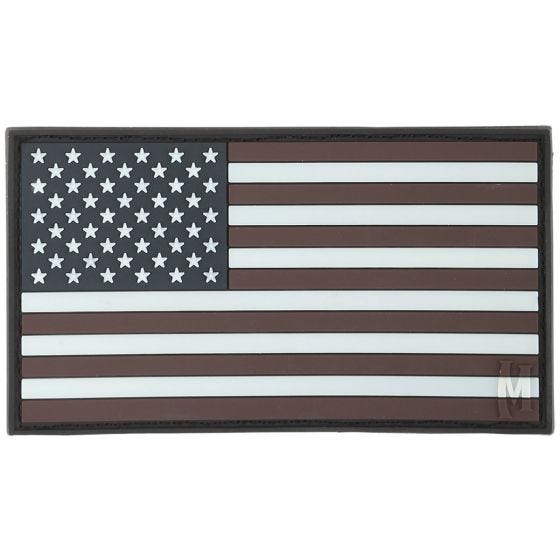 Maxpedition Écusson drapeau des États-Unis grande taille (fluorescent)