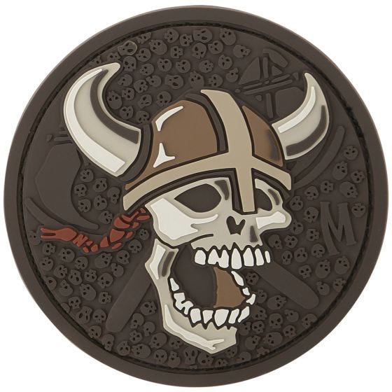 Maxpedition Écusson crâne viking (Arid)