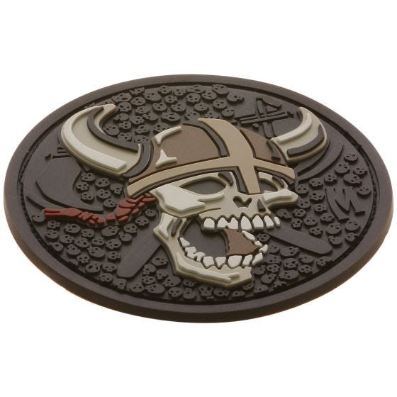 Maxpedition Écusson crâne viking (Arid)