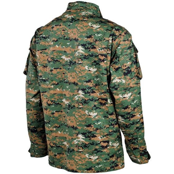 MFH ACU Veste de combat en Ripstop Digital Woodland
