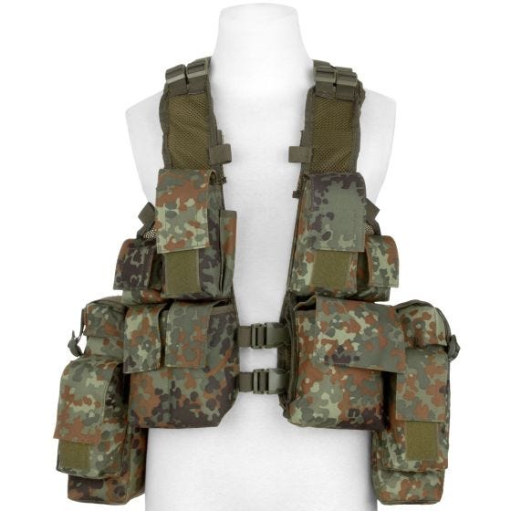 MFH Gilet tactique sud-africain Flecktarn