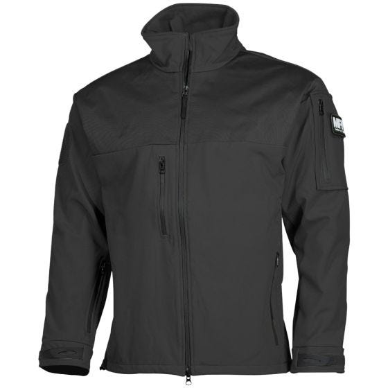 MFH Australia Veste Soft Shell noire