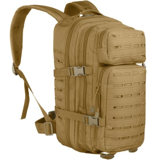 MFH Sac à dos Assault I Laser Coyote Tan