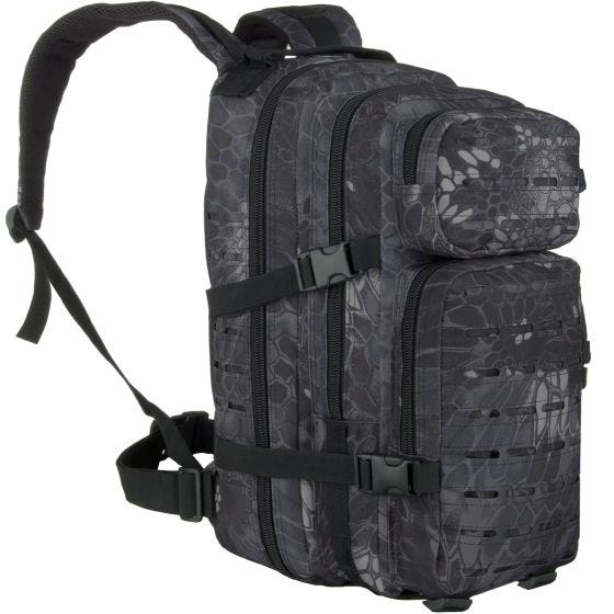 MFH Sac à dos Assault I Laser Snake Black