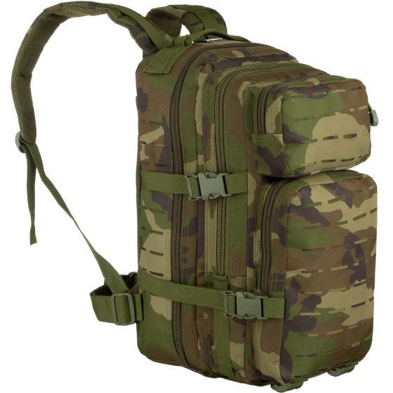 MFH Sac à dos Assault I Laser Woodland
