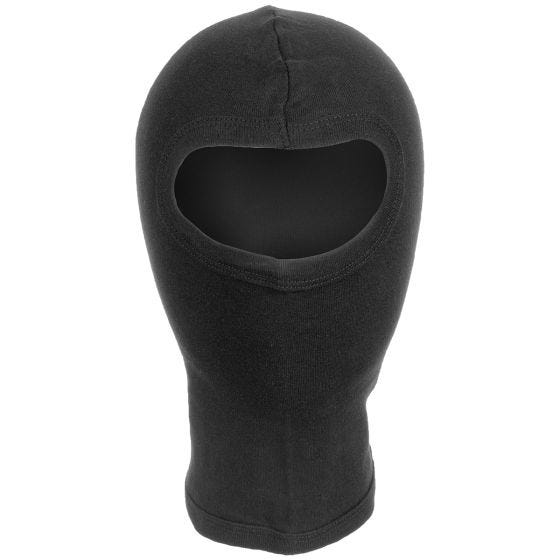 MFH Cagoule légère en coton 1 trou noir