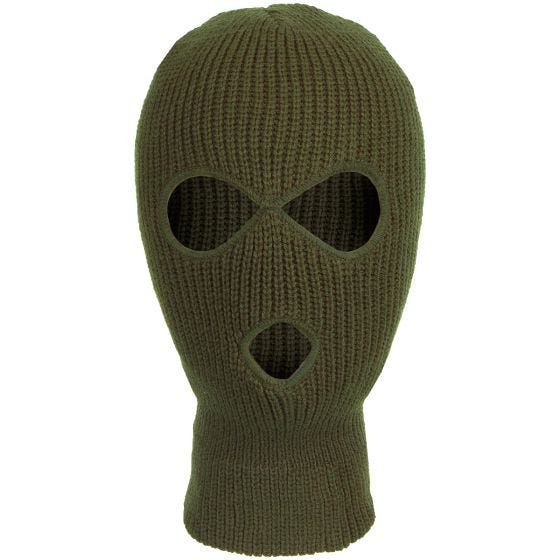 MFH Cagoule en acrylique 3 trous OD Green