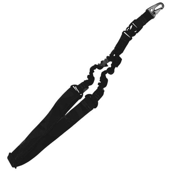 MFH Sangle de fixation 1 point élastiquée noire