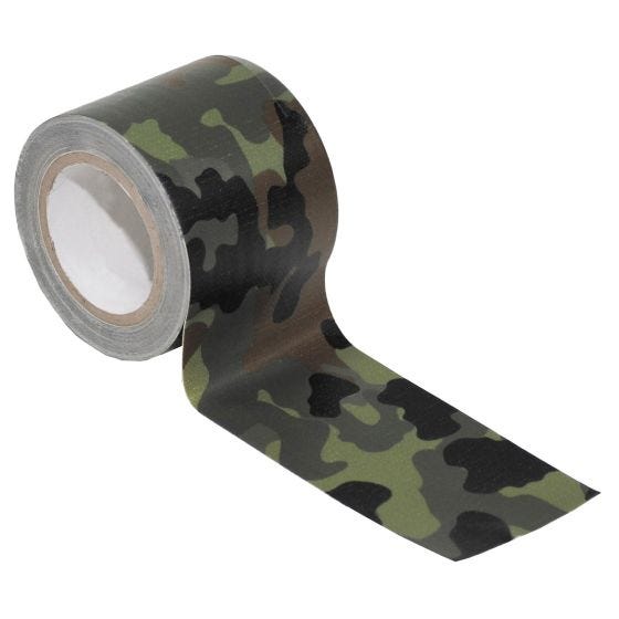 MFH Ruban adhésif en tissu BW 5 cm x 5 m Flecktarn