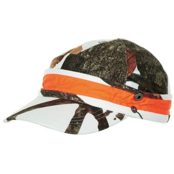 MFH Casquette de chasseur à rayures fluorescentes Hunter Snow