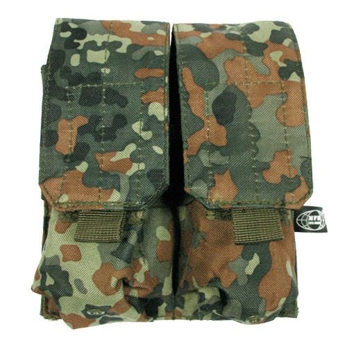 MFH Porte-chargeur double M4/M16 MOLLE Flecktarn