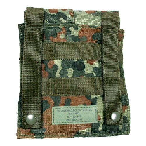MFH Porte-chargeur double M4/M16 MOLLE Flecktarn