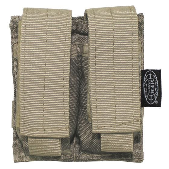 MFH Petit porte-chargeur double 9 mm MOLLE HDT Camo AU
